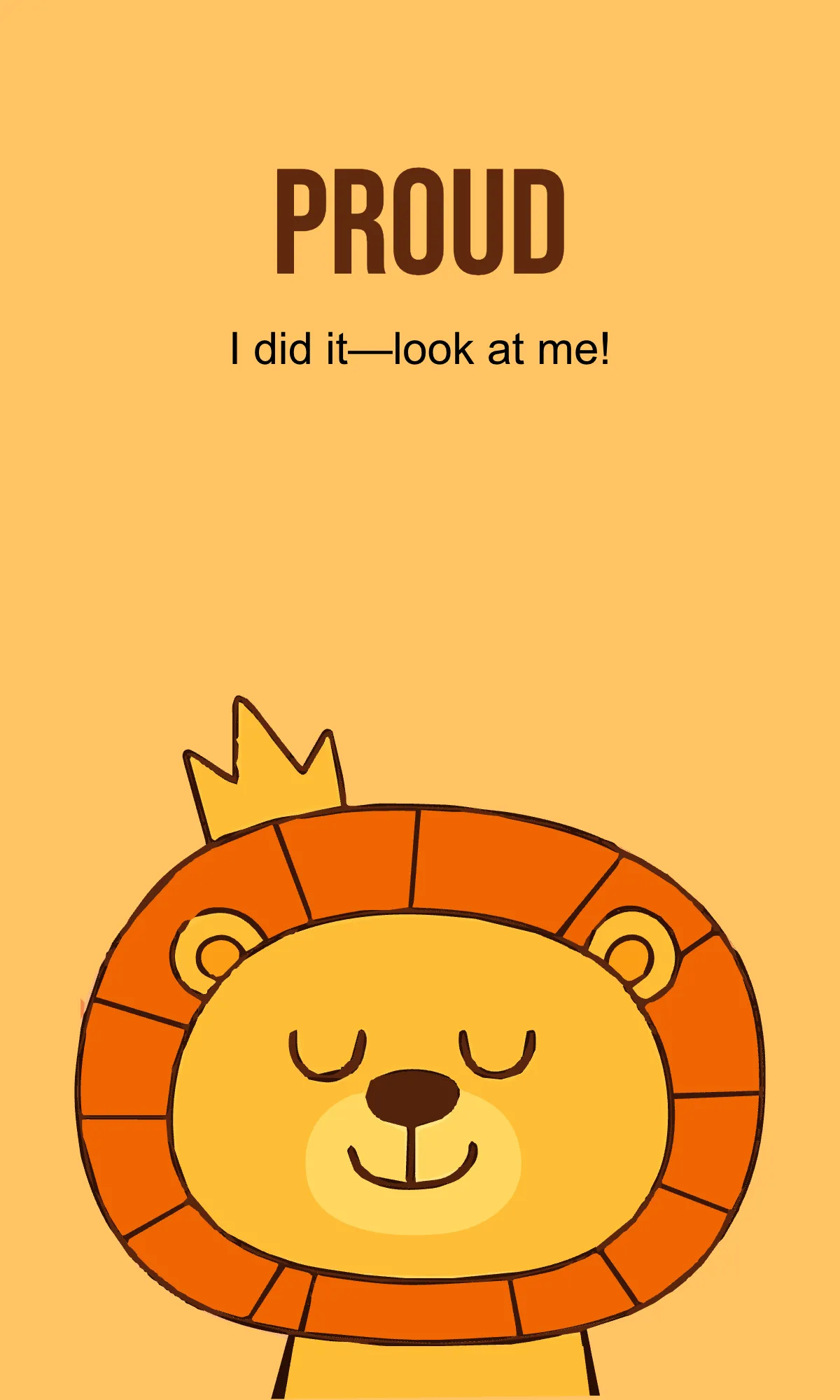 Free Interactive Emotions Flashcard Template to Edit Online