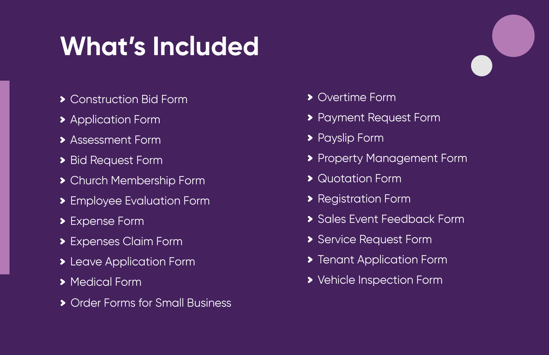 20+ Forms Automation Suite Template Bundle