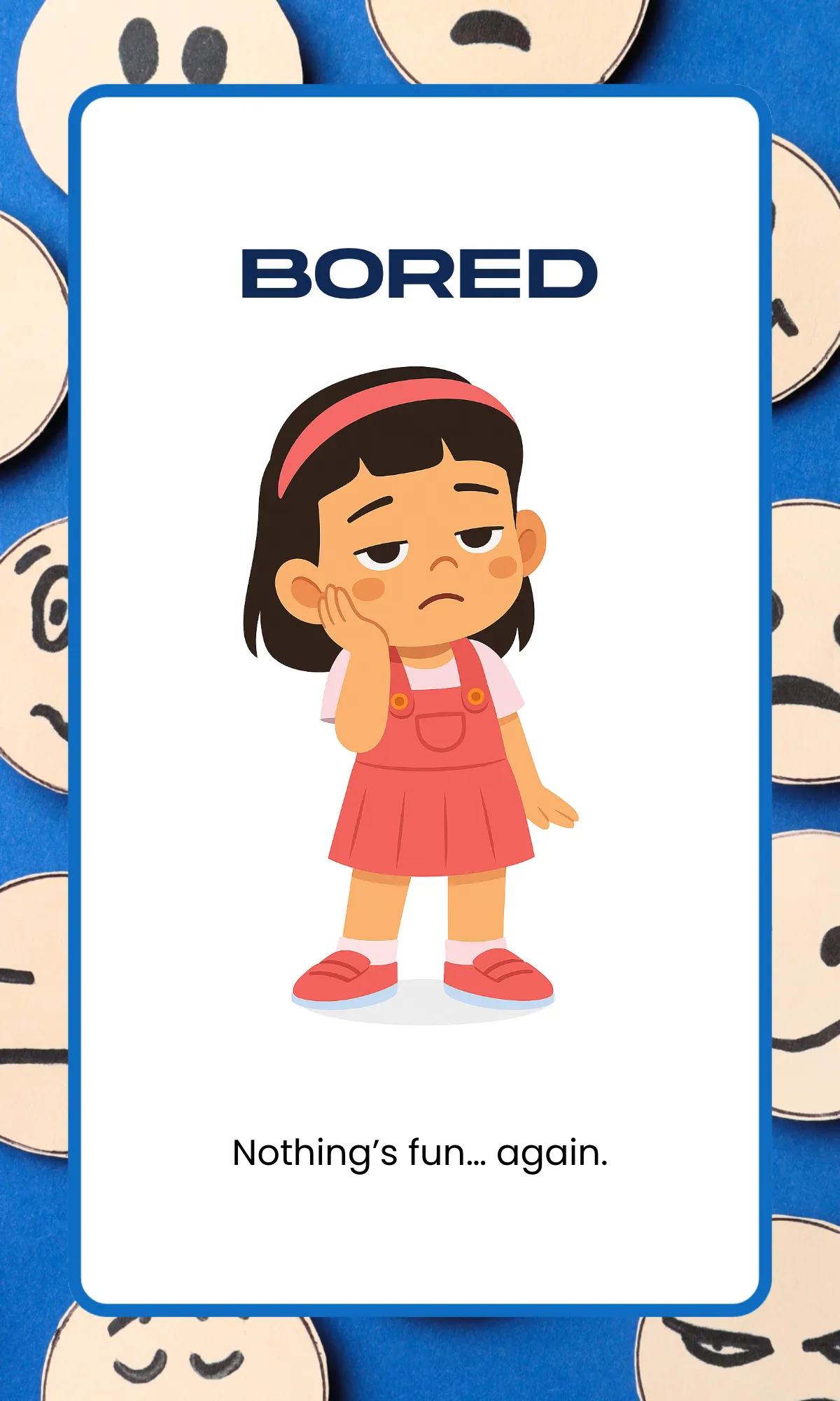 Free Emotions Flashcard for Classroom Template to Edit Online