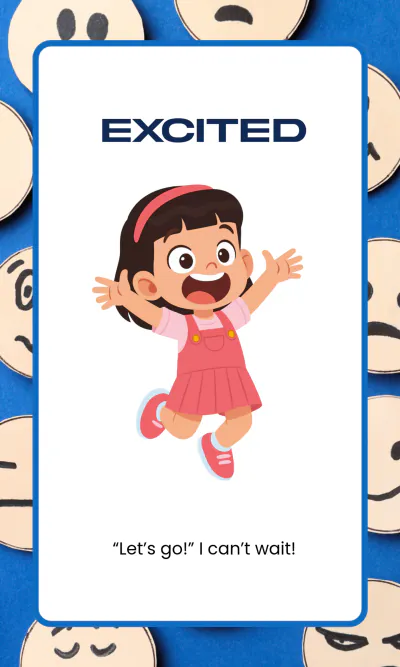 Free Emotions Flashcard for Classroom Template to Download to Edit Online