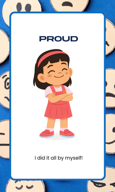 Free Emotions Flashcard for Classroom Template to Download to Edit Online