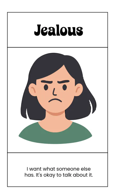 Free Social Skills Emotions Flashcard Template to Download to Edit Online
