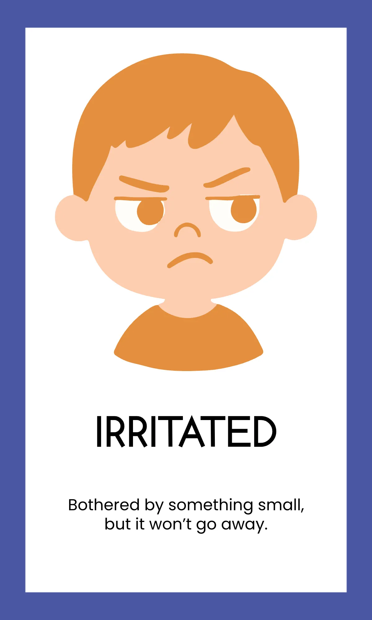 Free Printable Emotions Vocabulary Flashcard Template to Edit Online