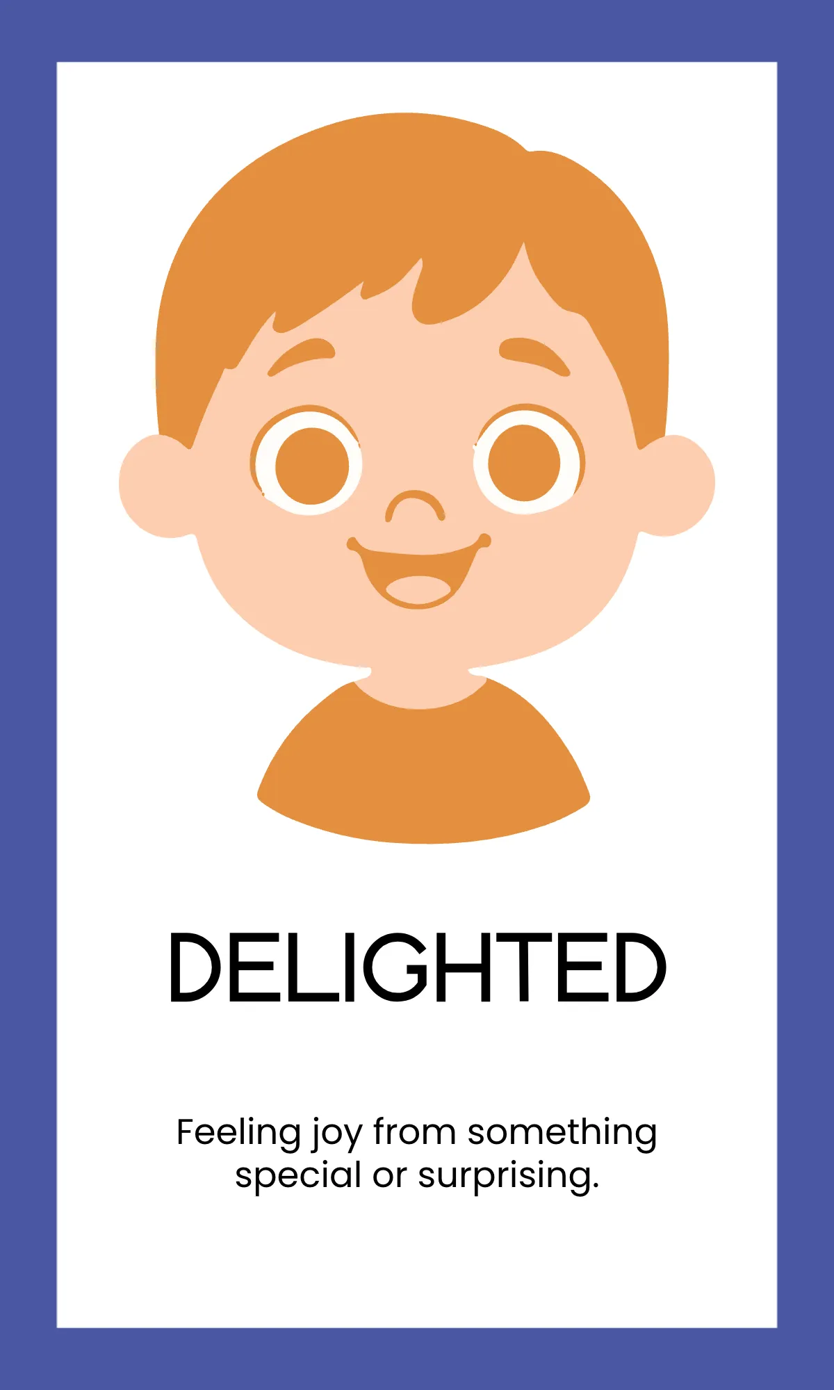 Free Printable Emotions Vocabulary Flashcard Template to Edit Online