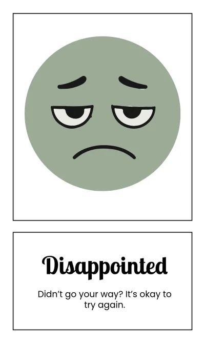Free White Emotions Management Flashcard Template to Download to Edit Online