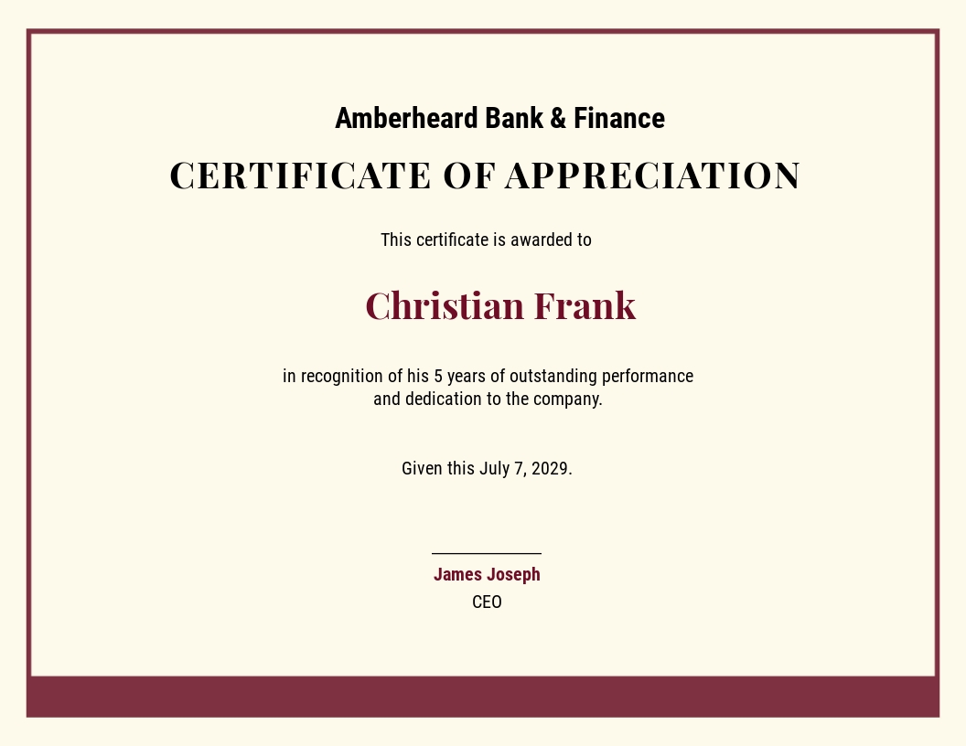 14+ FREE Work Certificate Templates [Customize &amp; Download] | Template.net
