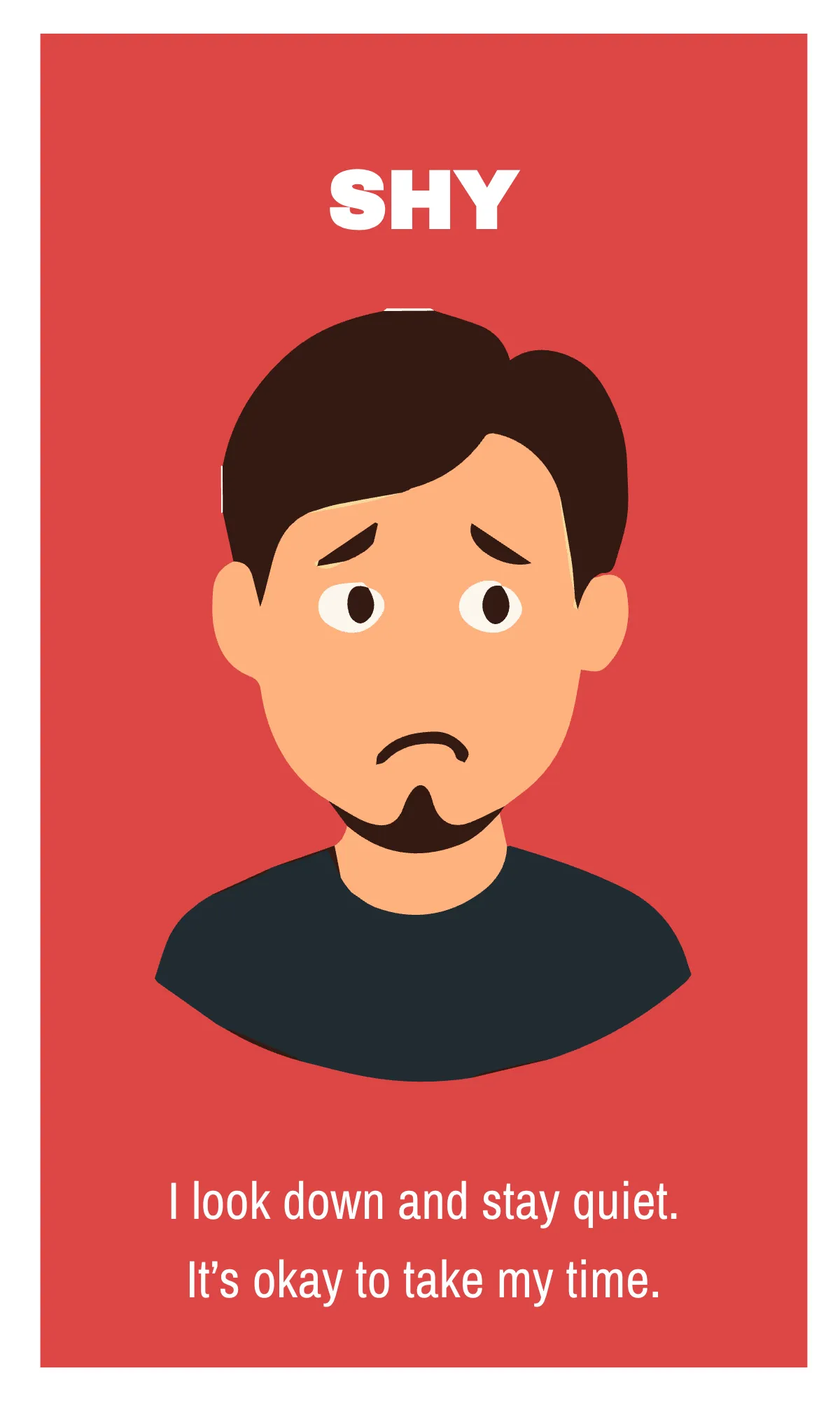 Free Emotions and Feelings Flashcard Template to Edit Online