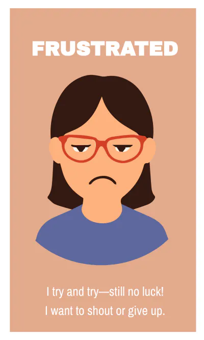 Free Emotions and Feelings Flashcard Template to Edit Online