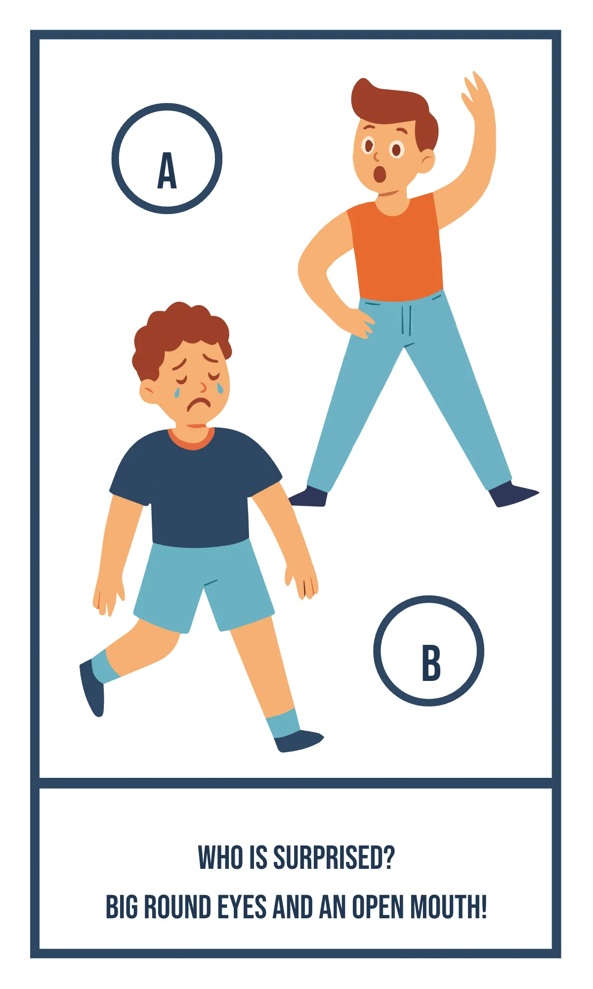 Free Emotions Recognition Flashcard Template to Edit Online