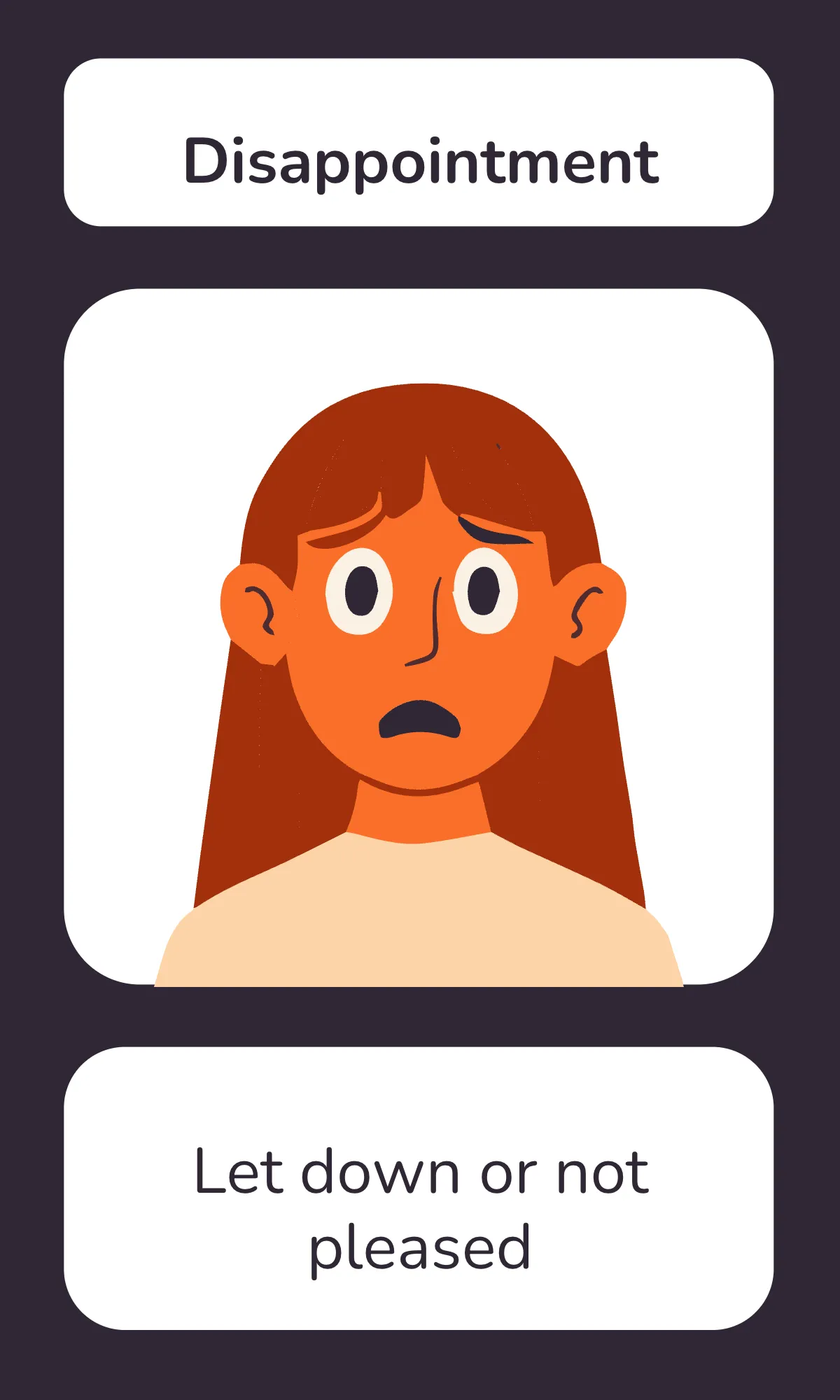 Free Professional Emotions Chart Flashcard Template to Edit Online