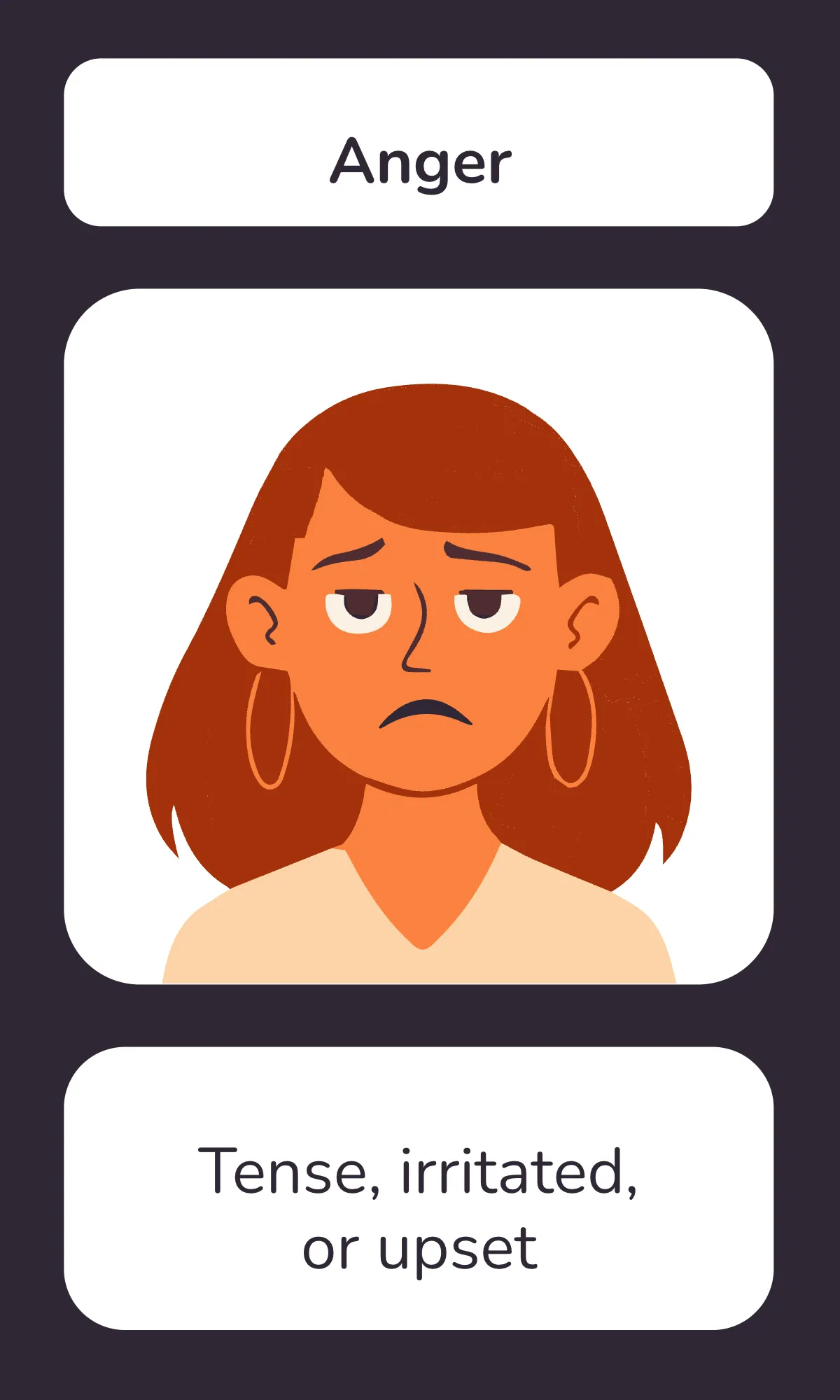 Free Professional Emotions Chart Flashcard Template to Edit Online