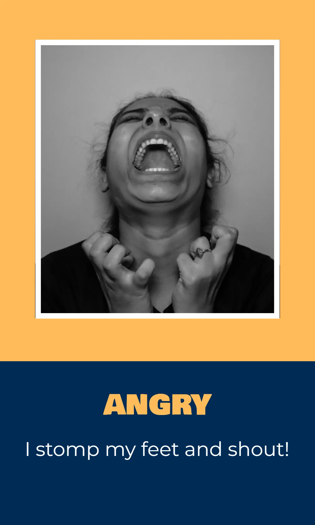 Free Editable Emotions Flashcard for Toddlers Template to Edit Online