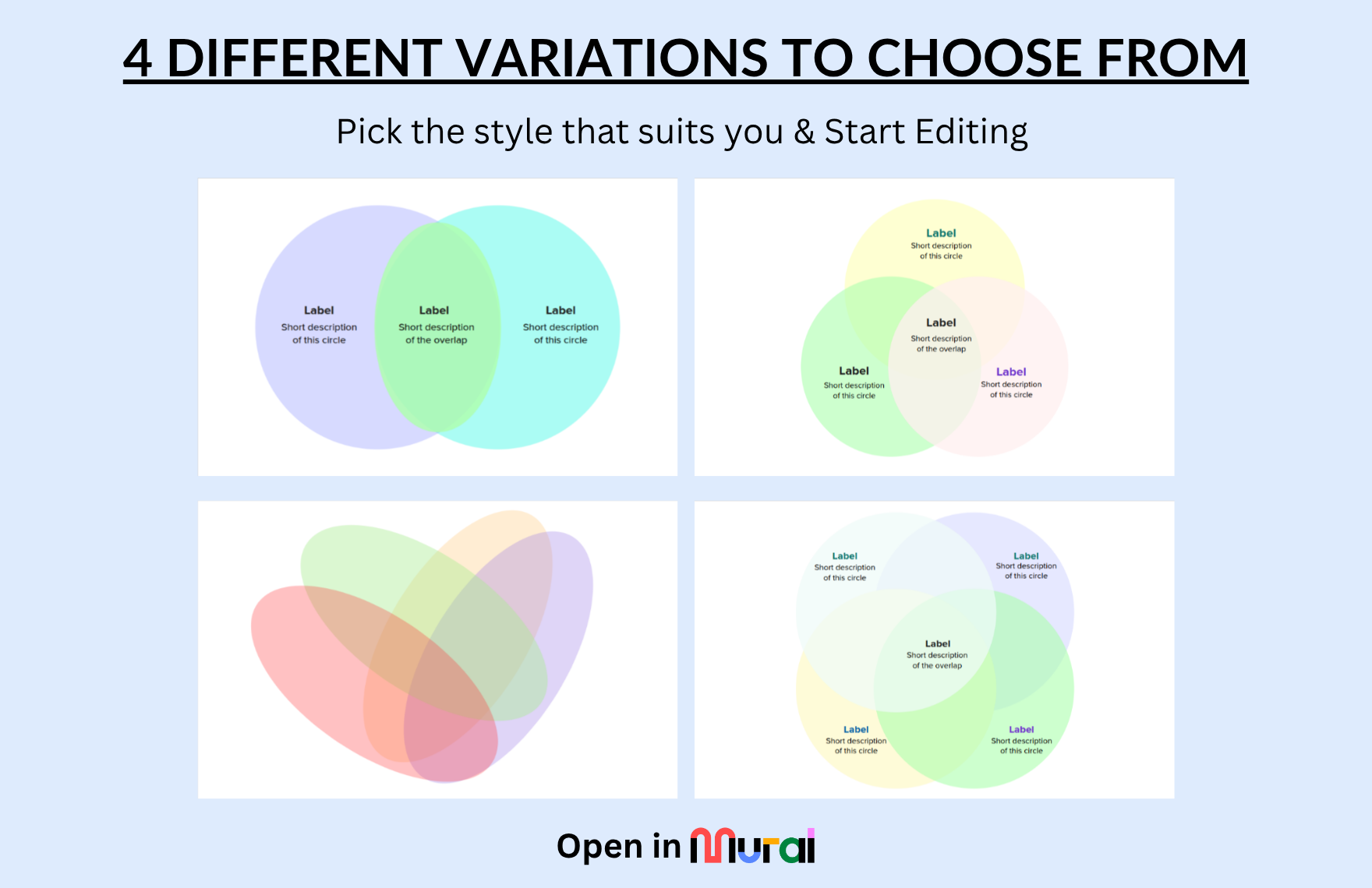 Free Venn Diagram Template