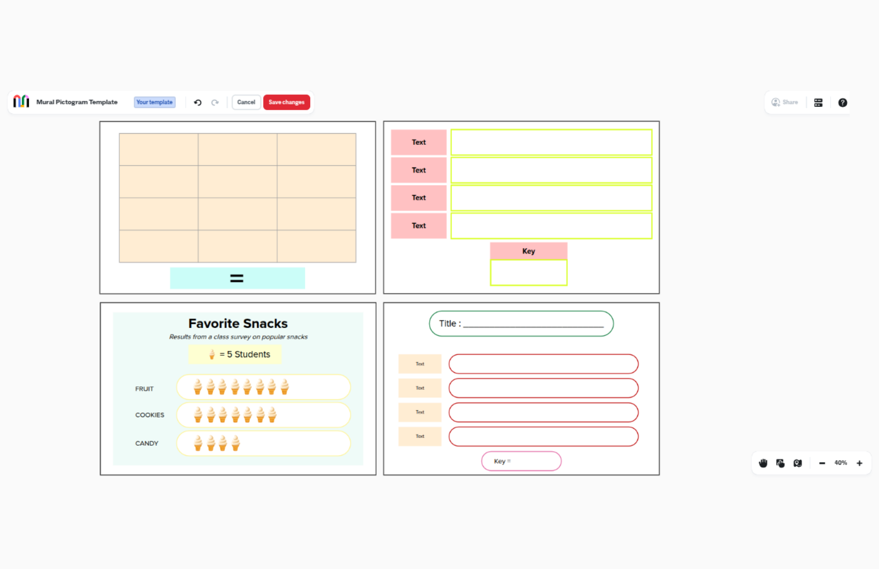 Free Pictogram Template