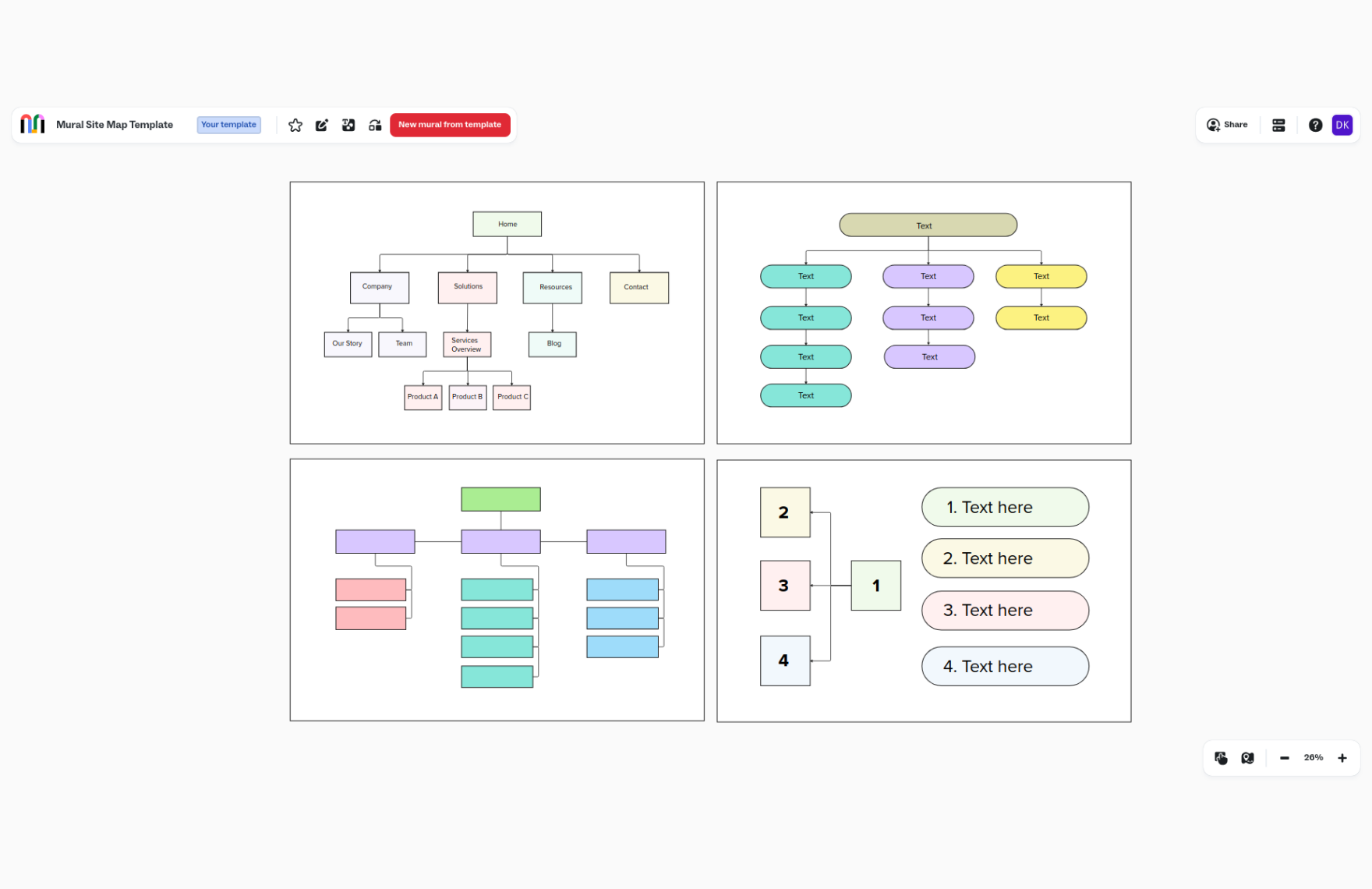 Free Site Map Template