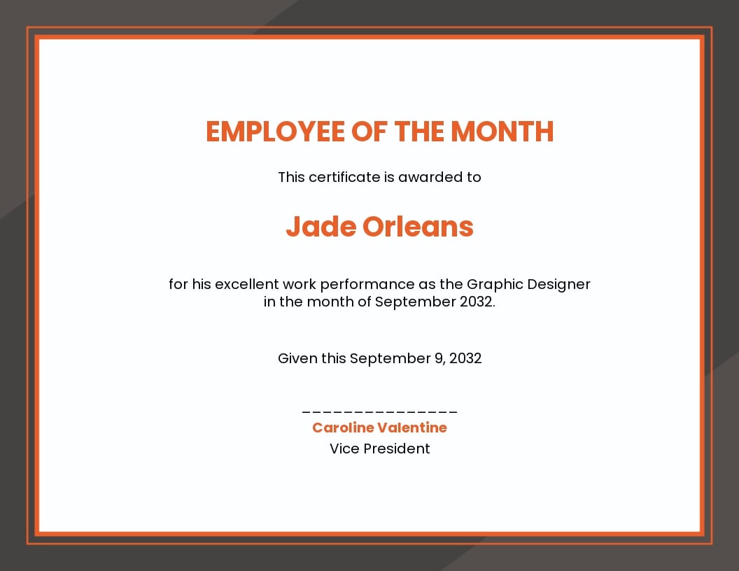 Free Blank Employee of the Month Certificate Template.jpe