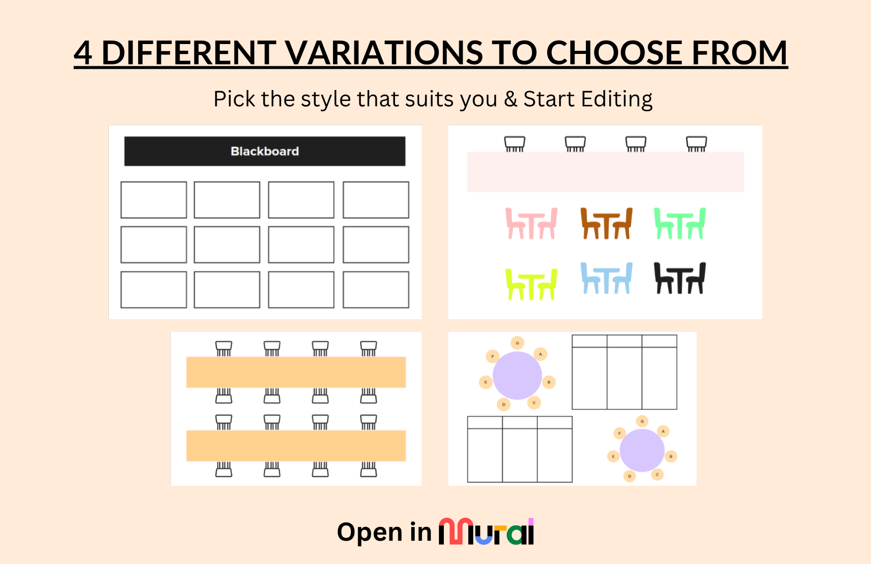 Free Seating Chart Template