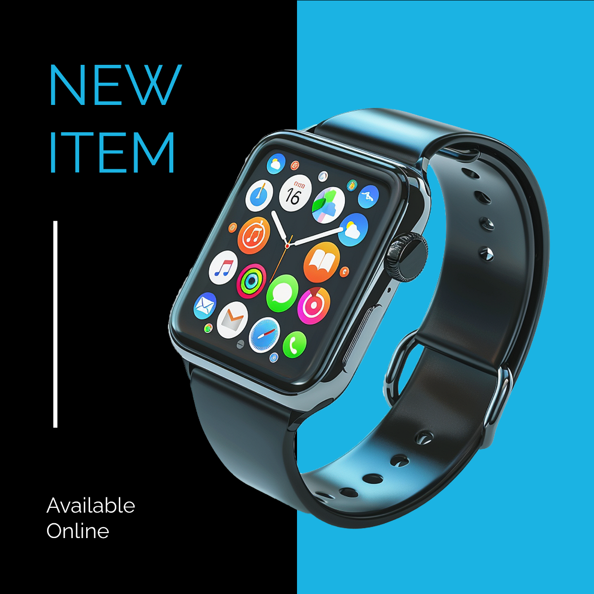 Free Smartwatch Facebook Marketplace Photo Template