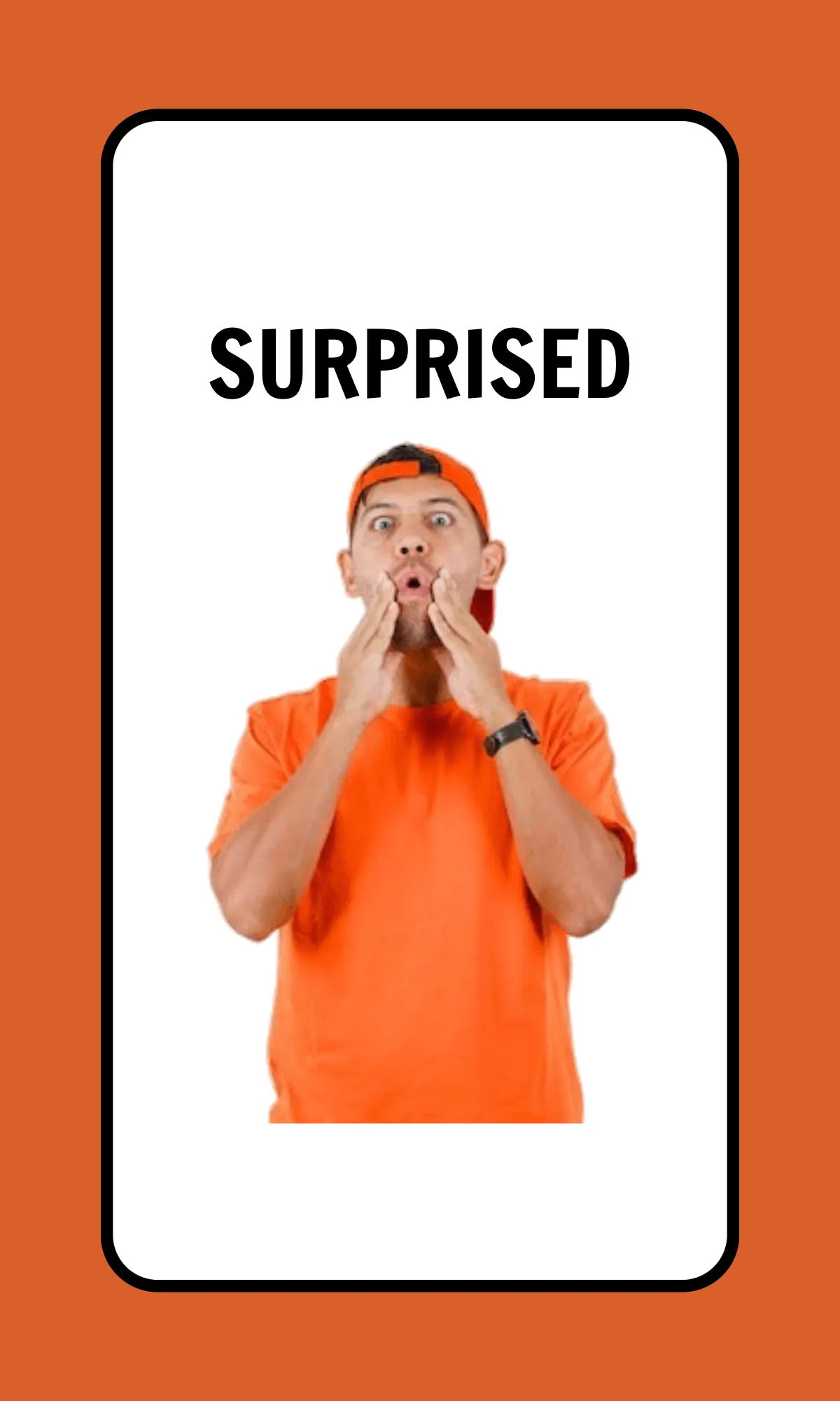 Free Emotions & Facial Expressions Flashcard Template to Edit Online