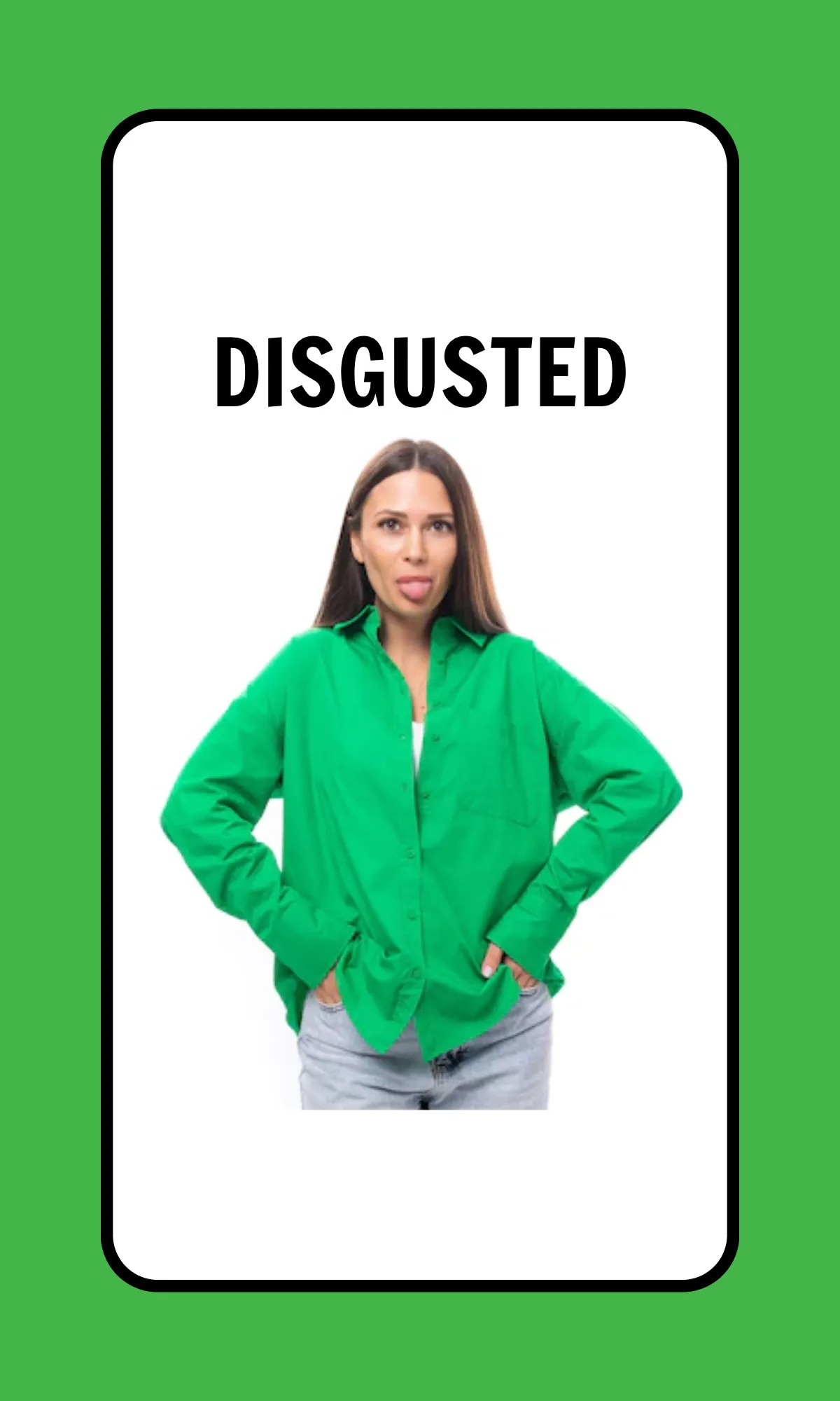 Free Emotions & Facial Expressions Flashcard Template to Edit Online