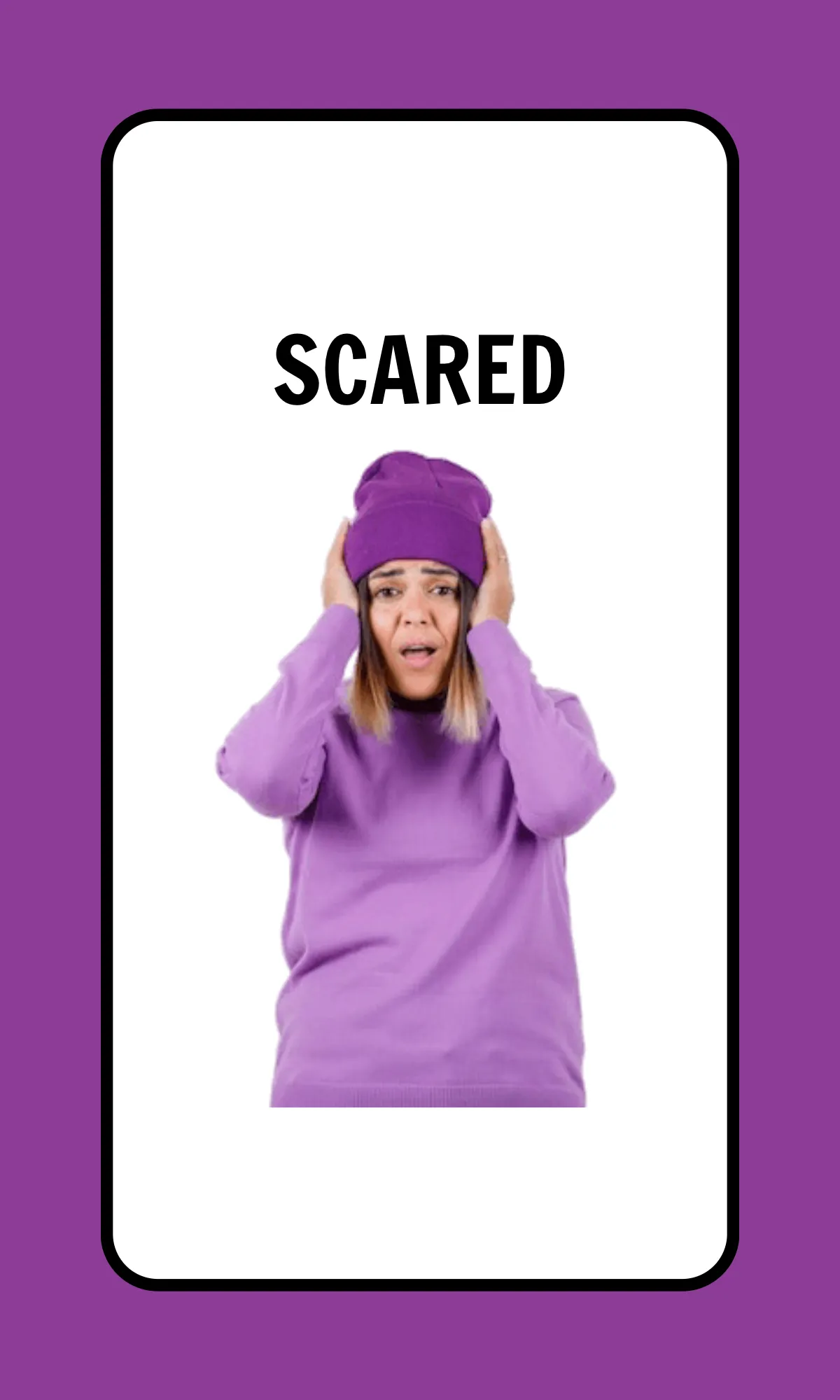 Free Emotions & Facial Expressions Flashcard Template to Edit Online