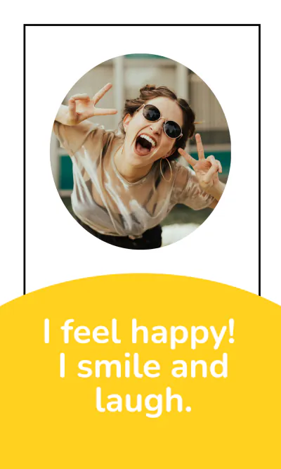 Free Emotions Flashcard for Preschool Template to Edit Online