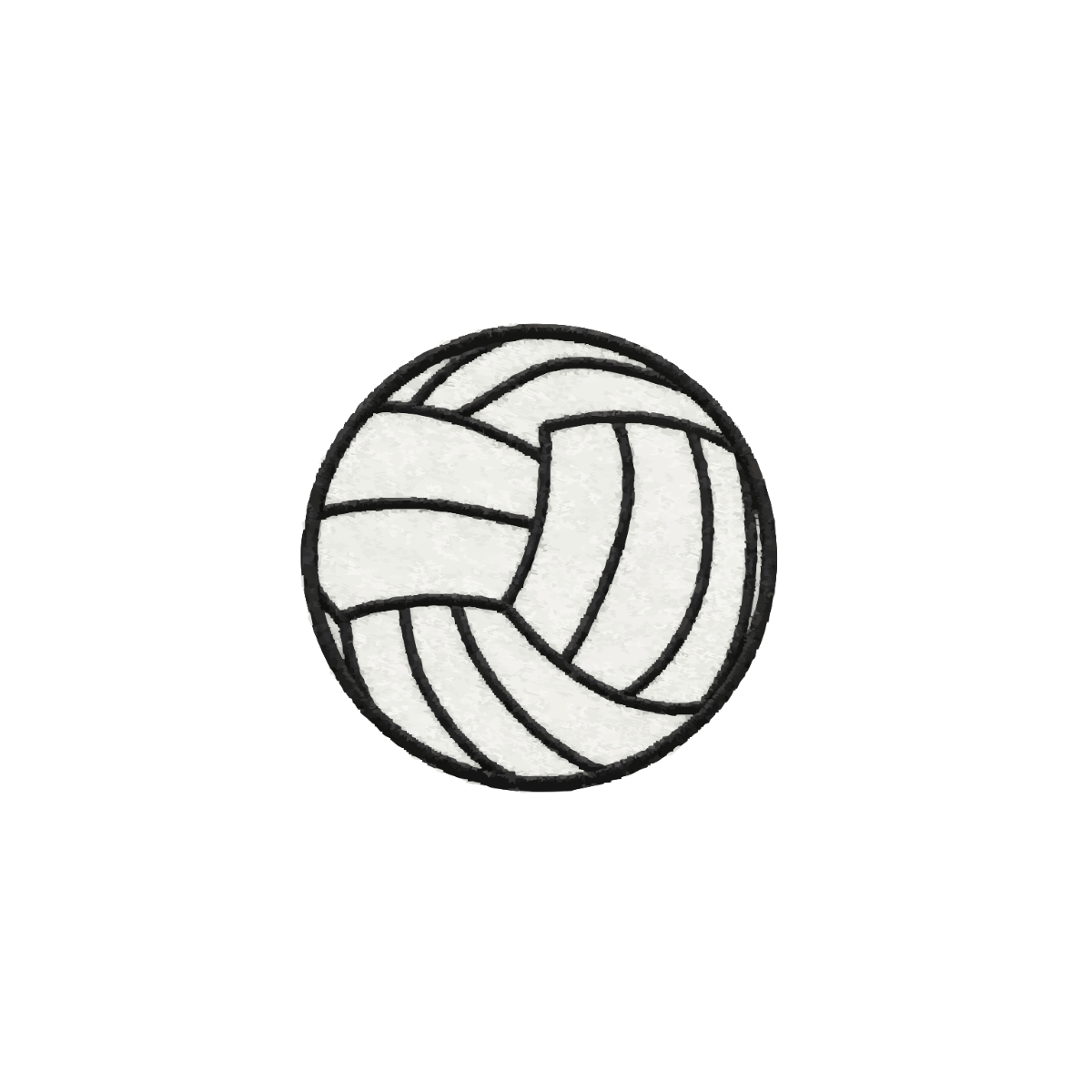 Free Volleyball Patch Clipart to Edit Online