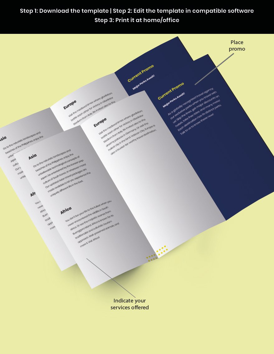 Agency Tri-Fold Brochure Template
