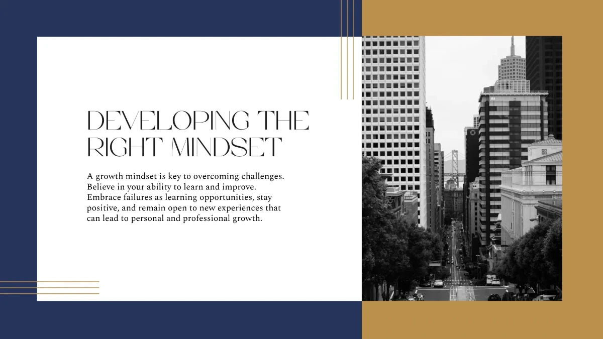 Free Sleek Slideshow Presentation to Edit Online