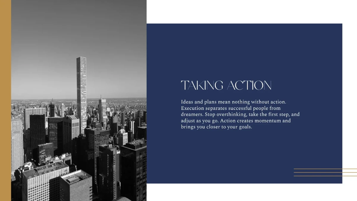 Free Sleek Slideshow Presentation to Edit Online