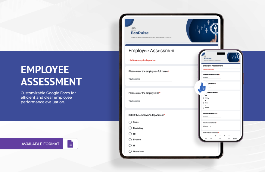 Employee Assessment Template