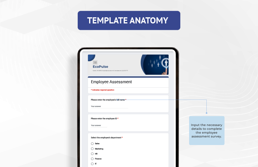 Employee Assessment Template