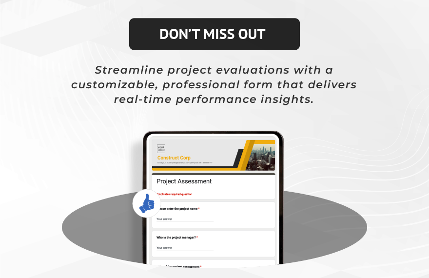 Project Assessment Template