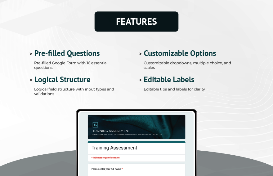 Training Assessment Template