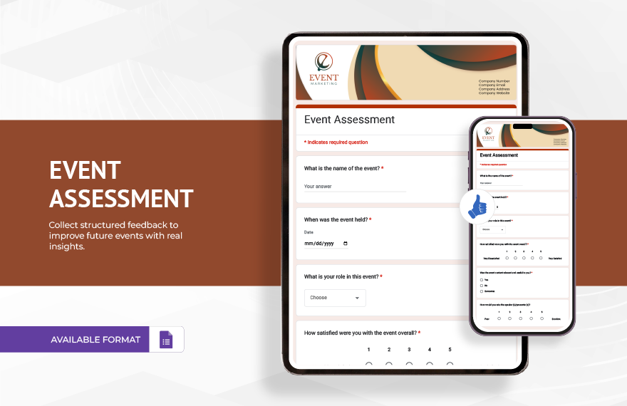 Event  Assessment Template