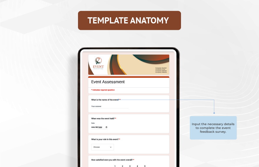Event  Assessment Template