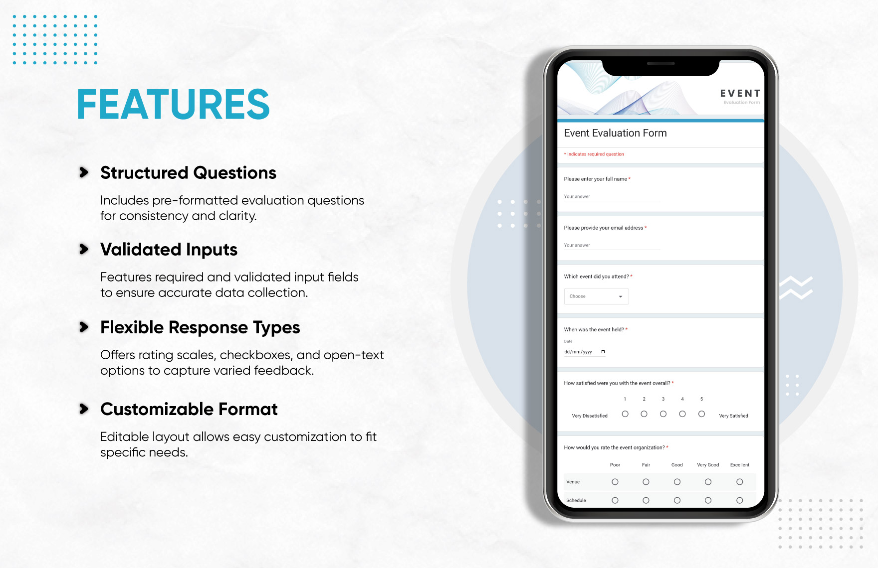 Event Evaluation Form Template