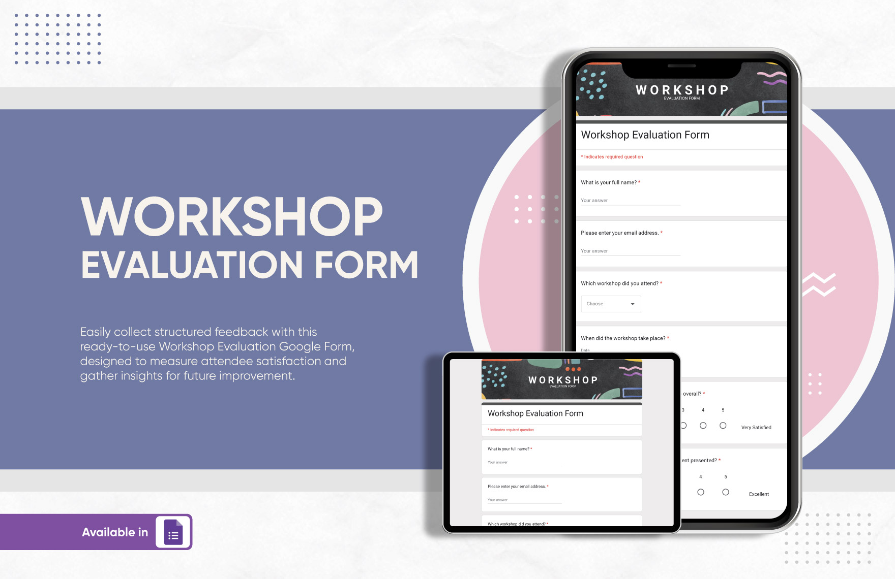 Workshop Evaluation Form Template