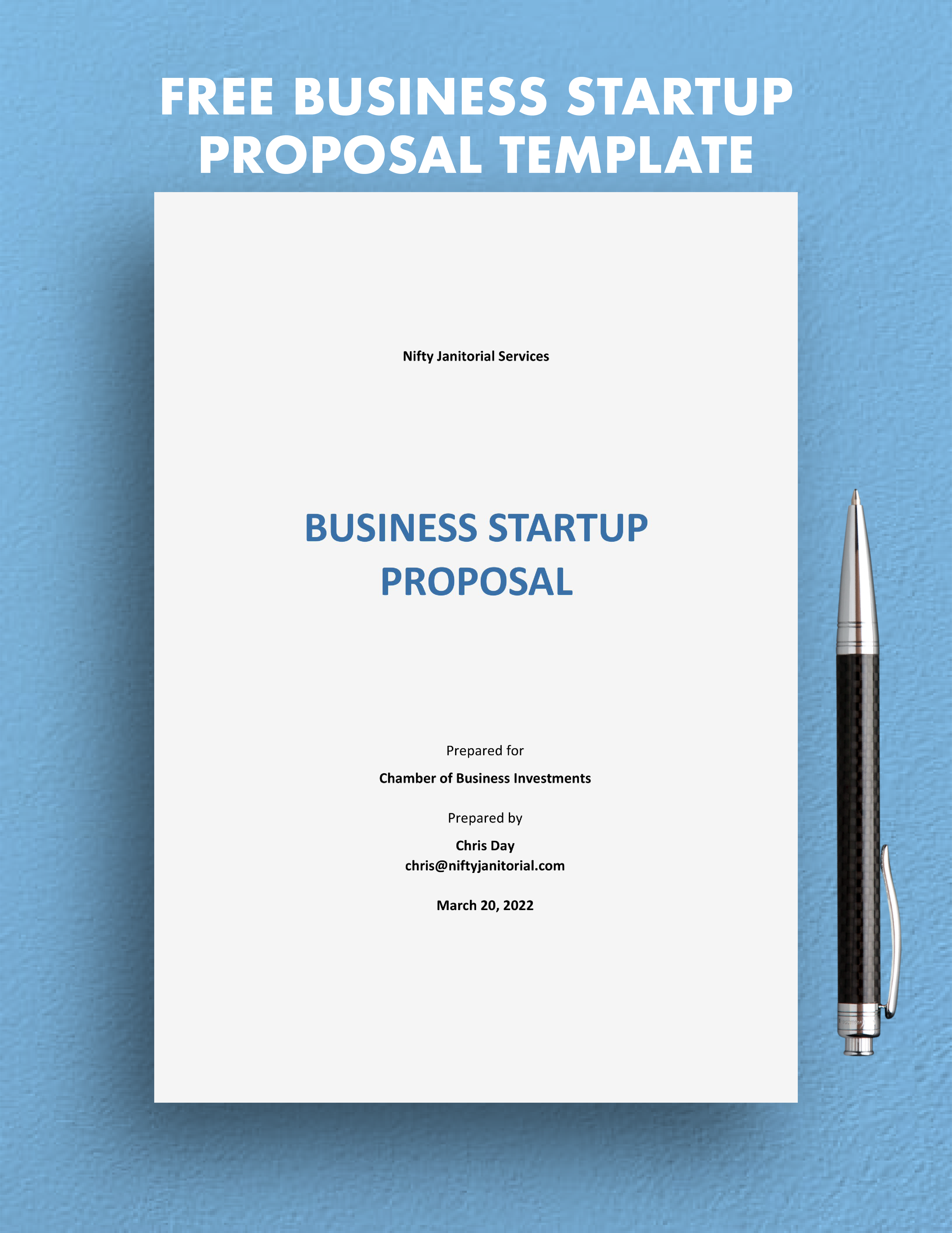 Free Business Startup Proposal Template Google Docs, Word, Apple