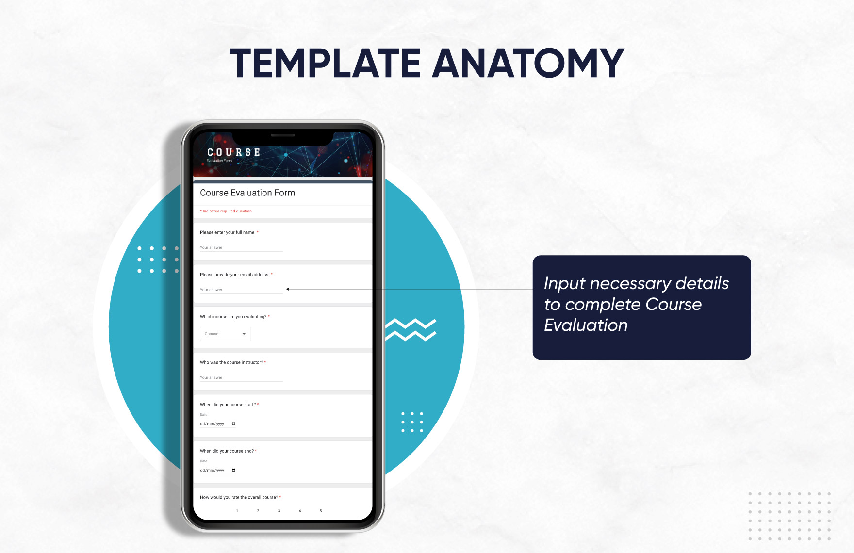 Course Evaluation Form Template