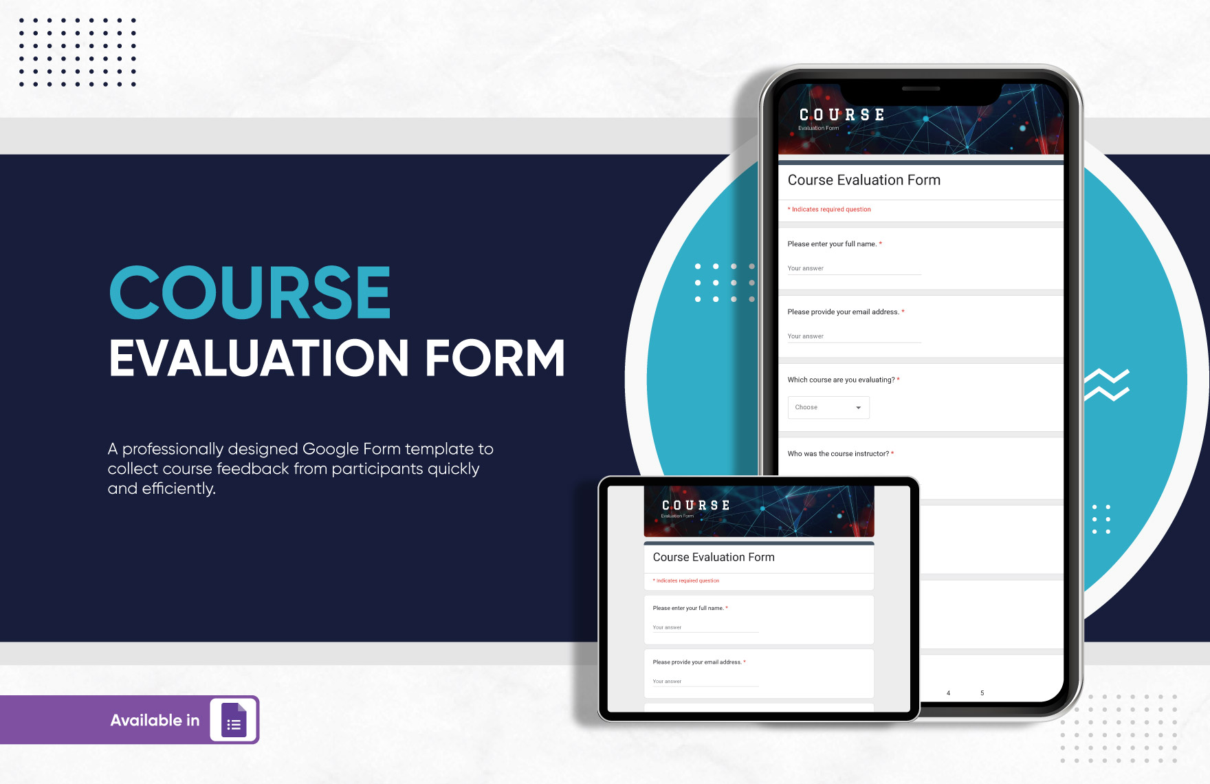 Course Evaluation Form Template