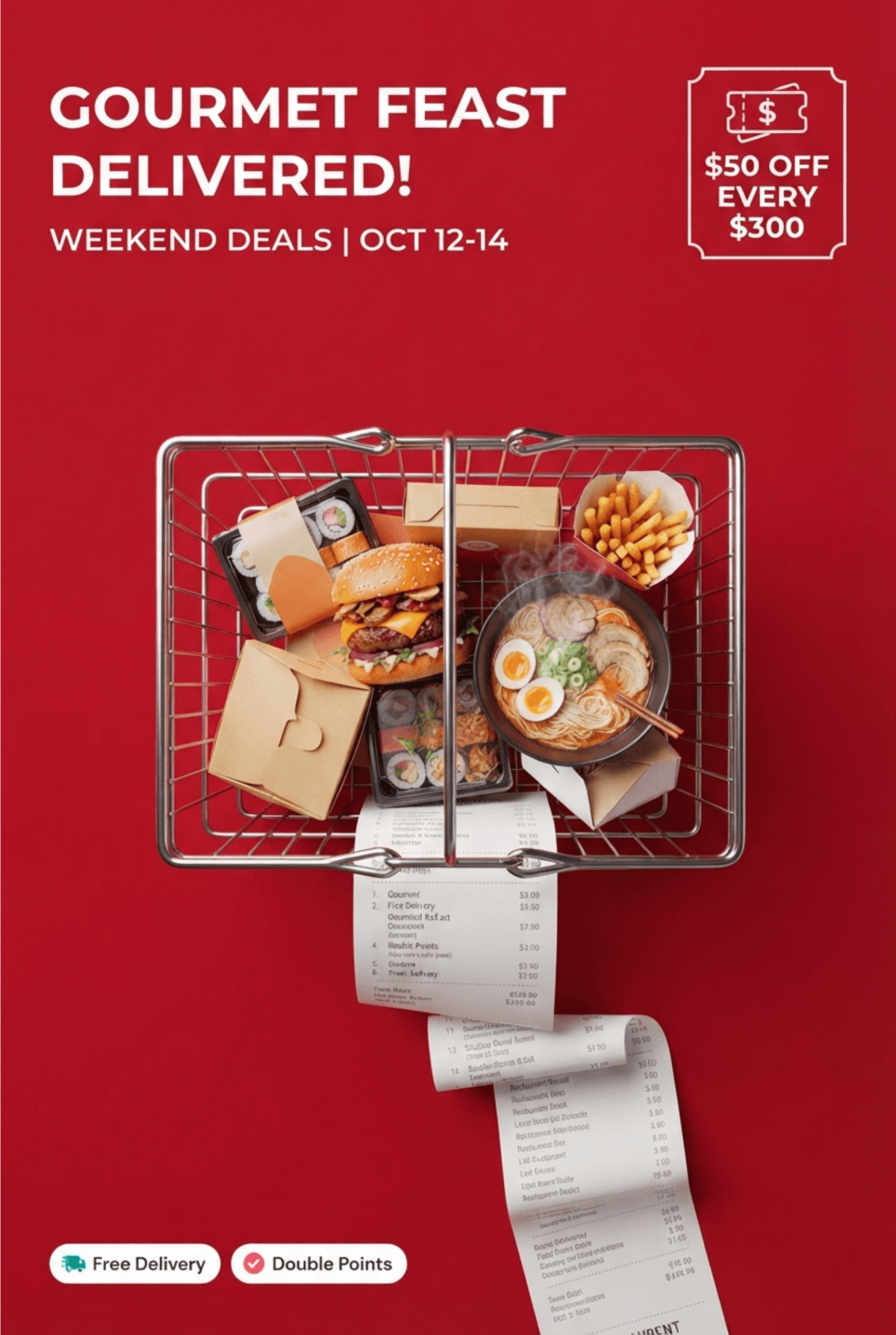 Free Food Advertising Poster Template To Edit Online