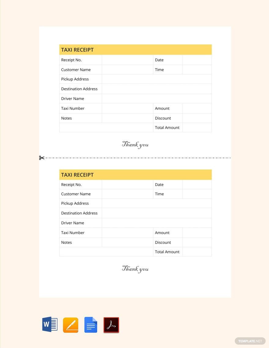 Free Receipt Templates Samples Pdf Word Eforms Browse Our Example Of Cash Payment Receipt