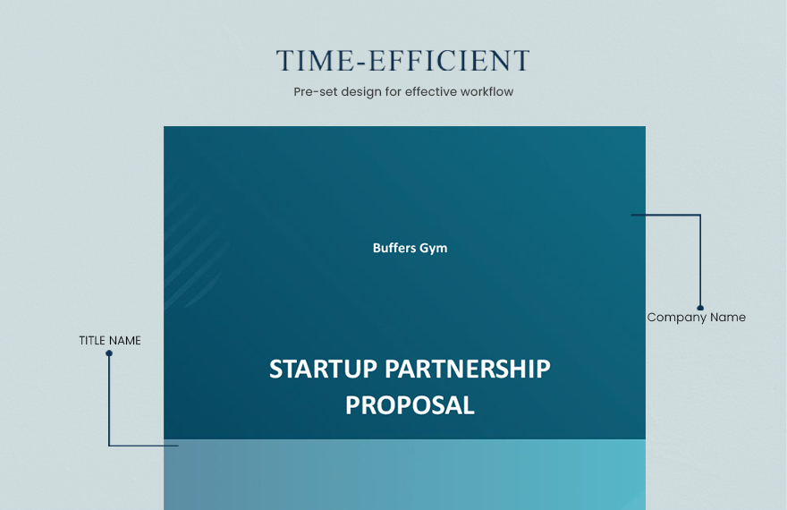 Startup Partnership Proposal Template