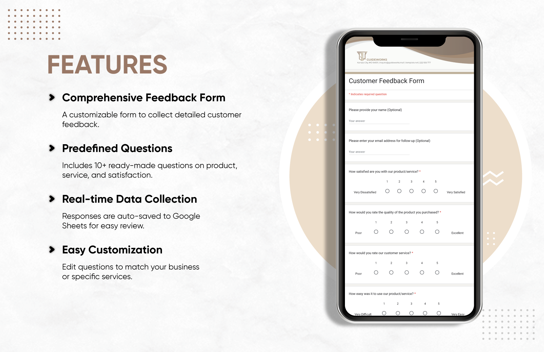 Customer Feedback Form Template