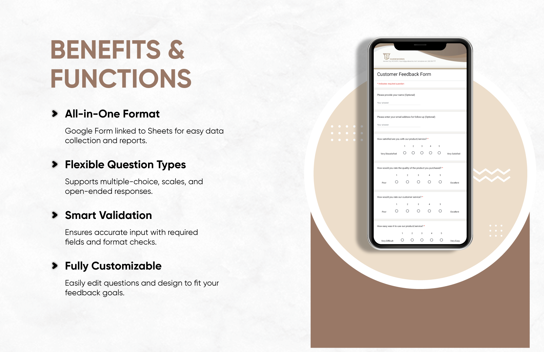 Customer Feedback Form Template