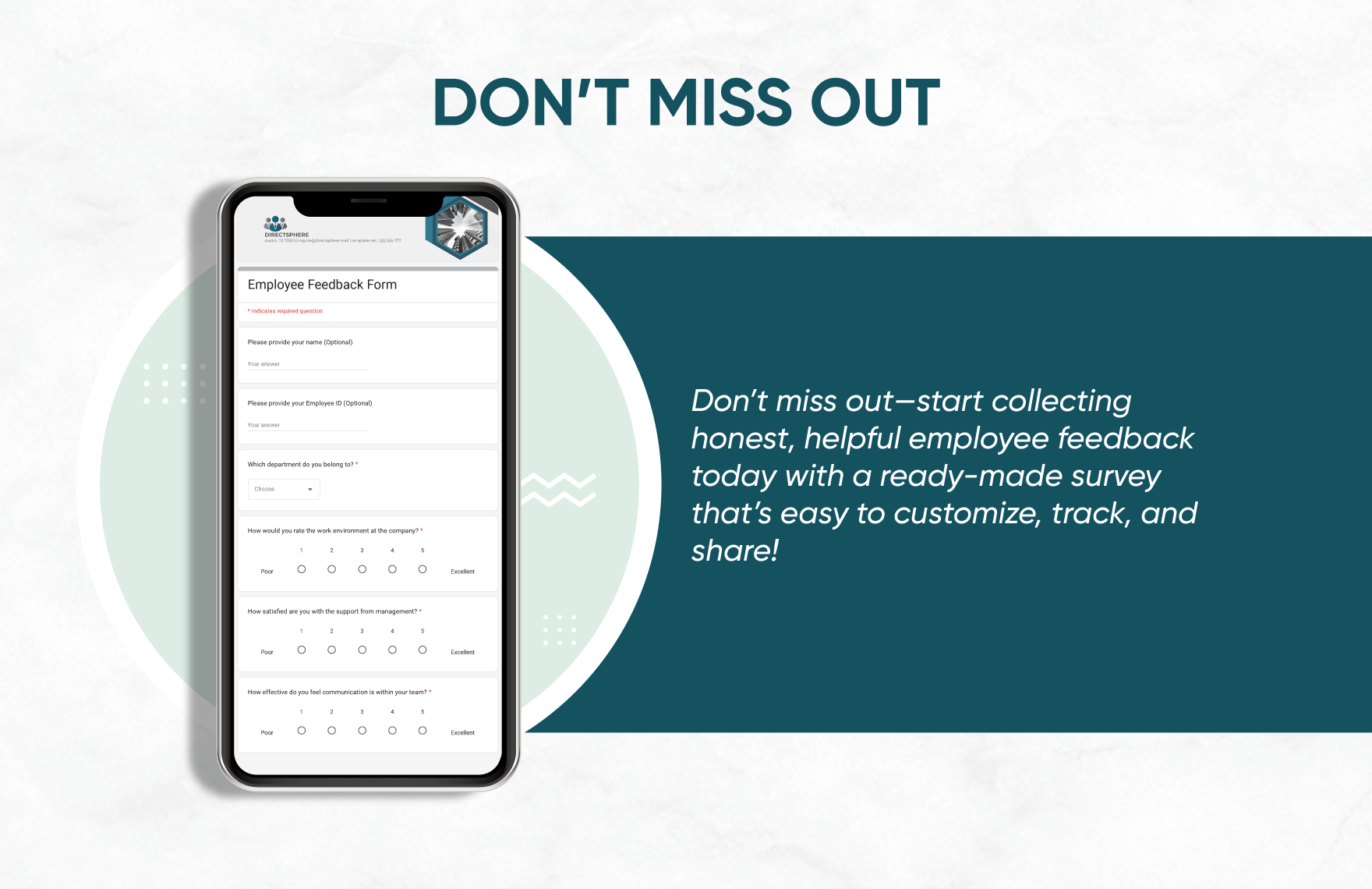 Employee Feedback Form Template
