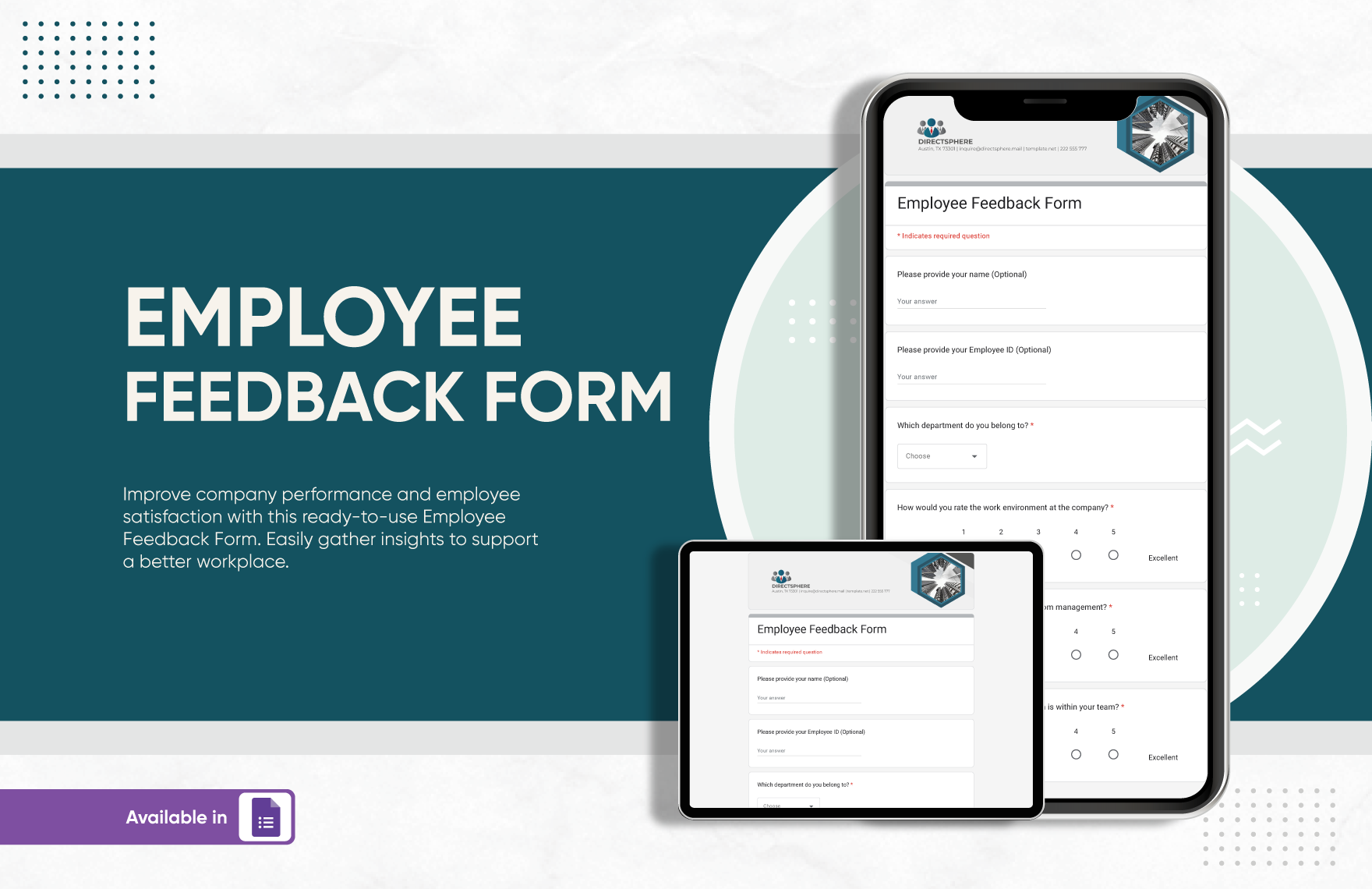 Employee Feedback Form Template