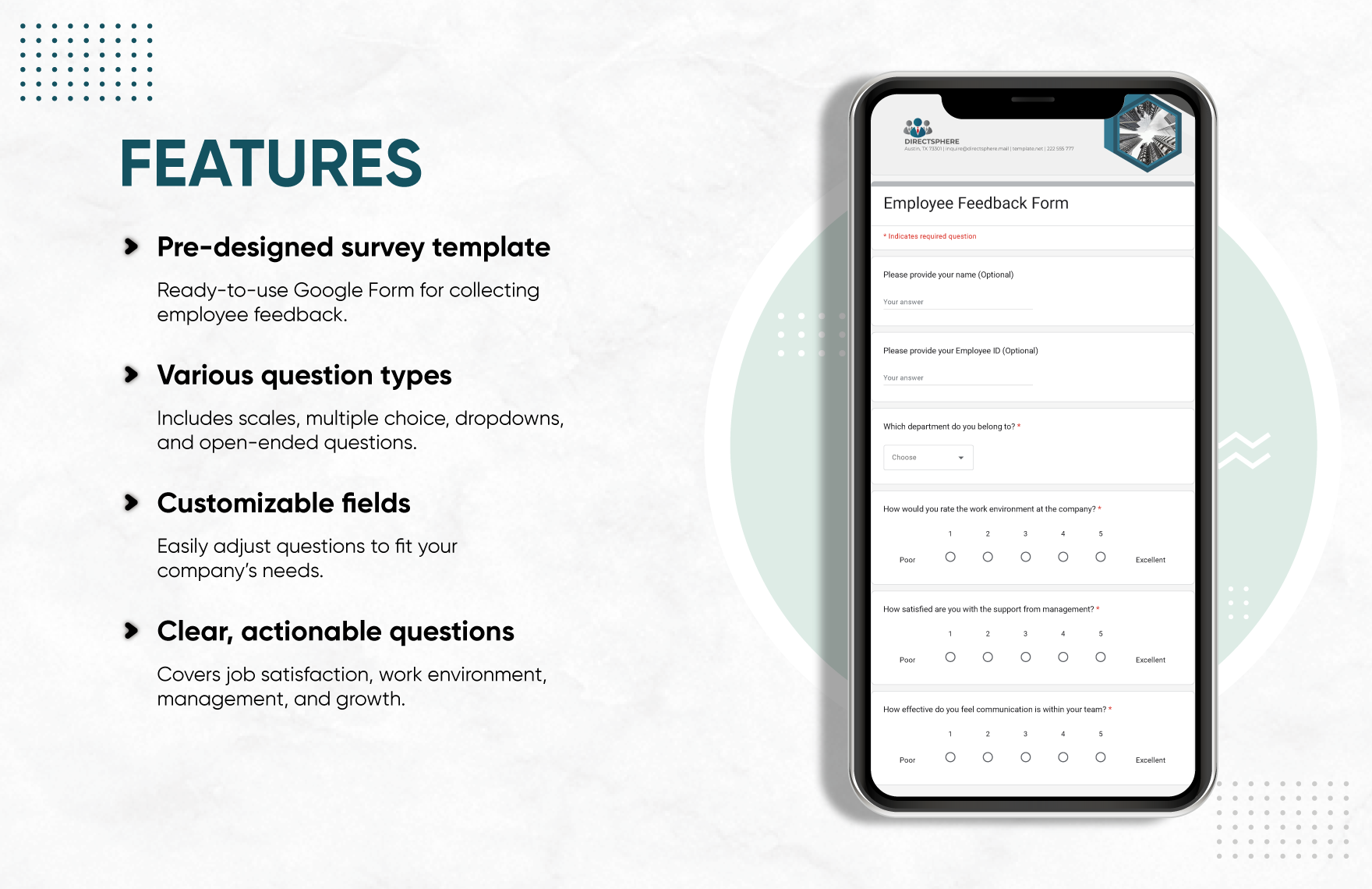 Employee Feedback Form Template
