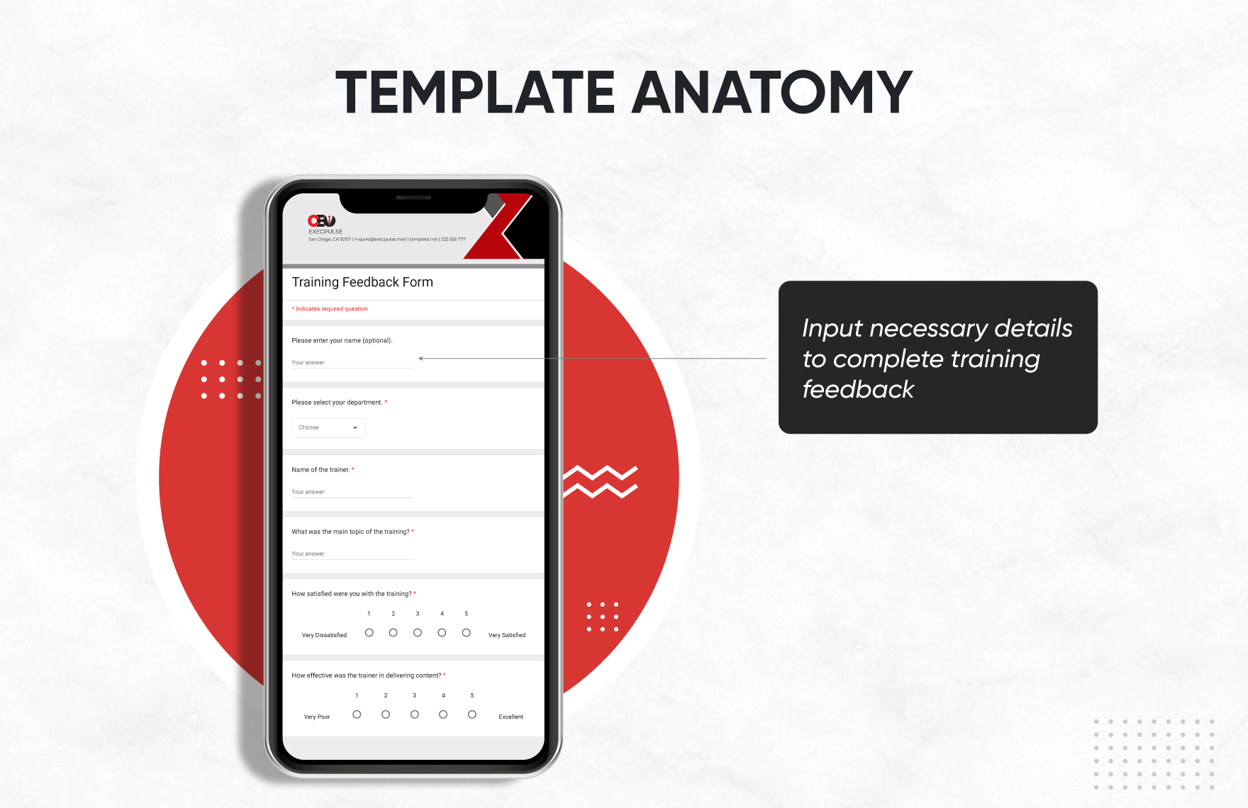 Training Feedback Form Template